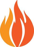 A fire flame image created for various types of companies. The design is clean, smooth, and outstanding, making it perfect for logos, posters, t-shirts, and other graphic projects vector