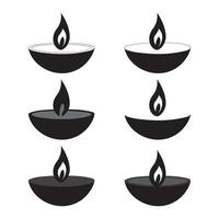Monochrome Flames For Abstract Elegance in Symmetrical Bowl Designs For Greeting Cards, Posters And Backgrounds vector
