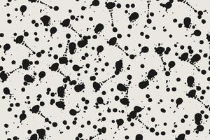 Black and beige abstract background with splashes and blots vector
