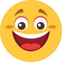 Smile, happy emoji icon set in line style, Editable stroke. vector