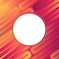 Modern diagonal orange gradient geometric circle shape on abstract background. Design for background, banner, website template, social media, poster, sale banner and more vector