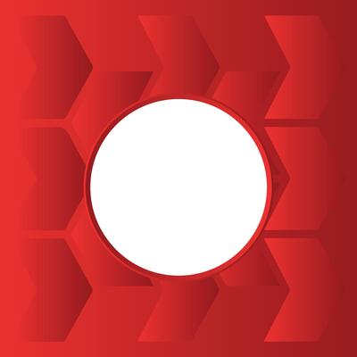 Abstract red hexagons on background with space white circle in center. Design for background, banner, website template, social media, poster, sale banner and more