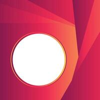 Abstract gradient background design circle frame wallpaper template with dynamic color, waves, and blend. Futuristic modern design for business, presentation, ads, banner vector