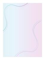 Gradient holographic background with wavy lines, template for banners, posters, product cards for marketplaces, rectangular form, vertical orientation vector