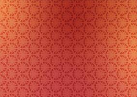 Circle orange pattern line modern art background vector