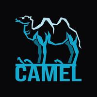 simple illustration of camel vector
