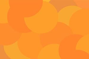 Orange circles on a background with a yellow background vector