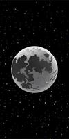 Serene Moonlit Background View vector