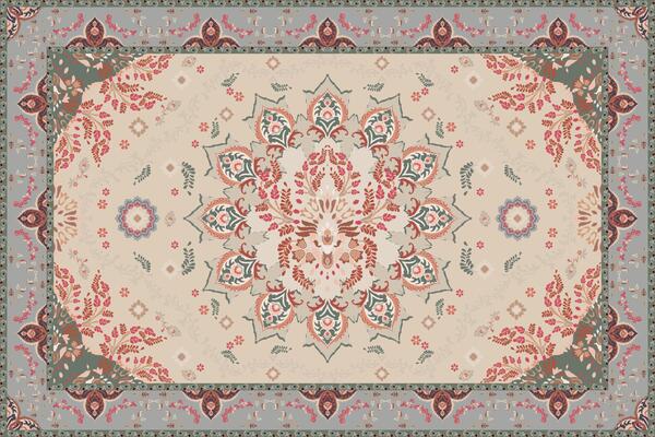 Vintage Arabic pattern.Persian colored carpet.Rich ornament for fabric design,handmade,interior decoration,textiles.Abstract design of persian carpet with geometric ornament.Moroccan style background.