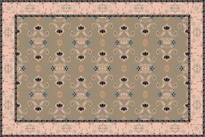 Vintage Arabic pattern.Persian colored carpet.Rich ornament for fabric design,handmade,interior decoration,textiles.Abstract design of persian carpet with geometric ornament.Moroccan style background. vector