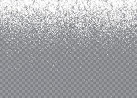 Sparkling snow and snowflakes for holiday projects vector