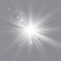 Sparkling stars and glowing light for festive Christmas patterns vector