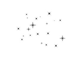 Starburst fireworks with falling stars and random stream vector