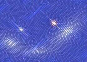 Abstract background with halftone dots and stars. vector
