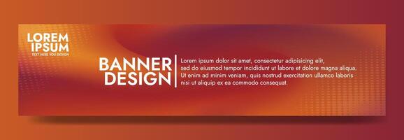 Modern and eye catching, this banner features a dynamic wave design vector