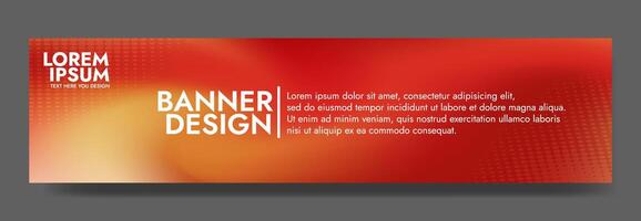 Modern and eye catching, this banner features a dynamic wave design vector