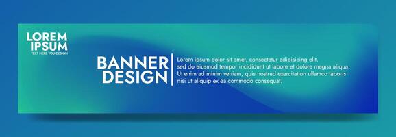 Modern and eye catching, this banner features a dynamic wave design vector