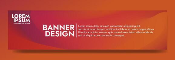 Modern and eye catching, this banner features a dynamic wave design vector