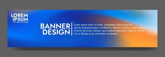 Modern and eye catching, this banner features a dynamic wave design vector