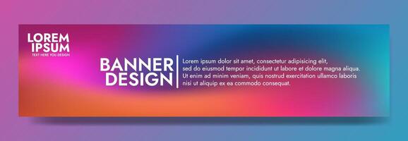 Modern and eye catching, this banner features a dynamic wave design vector