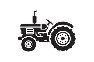 tractor icon on white background vector