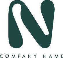 Creative Abstract Initial N Letter Logo Design vector