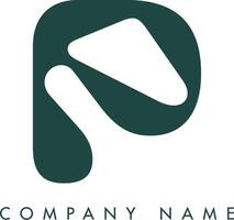 Creative Abstract Initial P Letter Logo Design vector