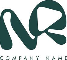 Creative Abstract Initial Letter NQ Logo Design vector