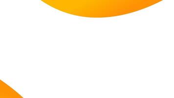 White background featuring two orange curved shapes perfect for graphic design projects, website backgrounds, or abstract art concepts vector