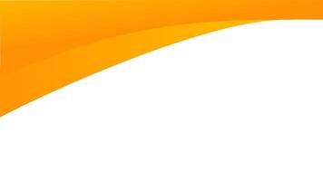 White background with orange curved shape in corner suitable for modern designs, abstract concepts, and vibrant themes in graphic projects vector