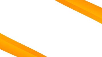 Two orange stripes on white suitable for backgrounds, banners, web design, or abstract concepts needing a pop of color vector