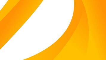 Abstract design with two curved bright orange lines on a white background ideal for backgrounds, banners, or modern art concepts vector