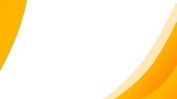 Abstract design with two curved yellow shapes on a white backdrop ideal for modern branding, technology concepts, or vibrant marketing materials vector