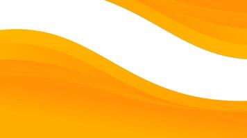 Abstract design with orange curved lines on white background suitable for background, graphic design, presentations, web elements, and branding projects vector