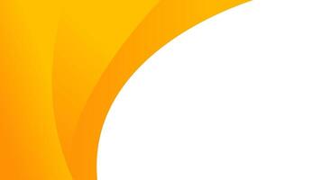 Curved yellow shapes on white background perfect for modern design projects, abstract backgrounds, and vibrant graphic layouts vector