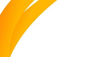 Abstract geometric design of two curved, overlapping orange shapes on a white background ideal for modern branding, minimalist graphics, and artistic concepts vector