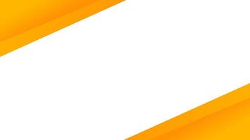 White background with two diagonal orange stripes ideal for adding a pop of color and modern touch to design projects vector
