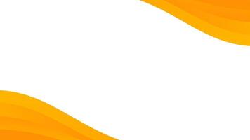 White background with two curved orange lines, ideal for abstract designs, backgrounds, banners, digital art, and modern artistic concepts vector