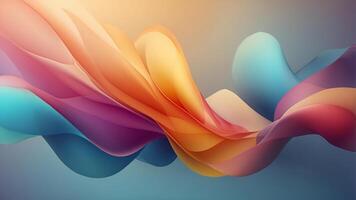 Abstract colorful gradient background with soft lighting effects. photo