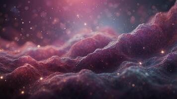 cosmic nebula in vivid purples and pinks. photo