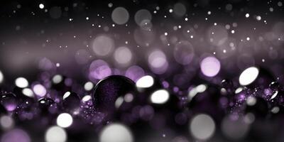 a image of a purple and black background with dots. photo