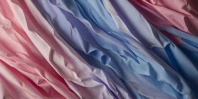 Dynamic motion abstract elements with pink and periwinkle sheets elegant abstract background. photo