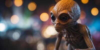 An alien creature with the ability to manipulate light and shadow. photo