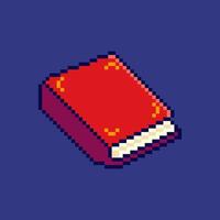 Pixel art book game asset design vector