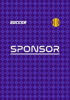 Jersey design template highquality for sublimation vector