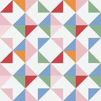 Quilt geometric pattern vector