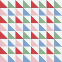 Triangle sewing patterns vector