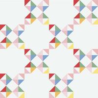 Geometric quilt pattern vector