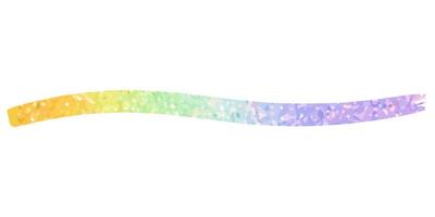 Brush stroke with multi colored glitter. Rainbow gradient paint stroke. Colorful rainbow background vector