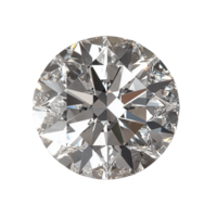 diamond from an angle with a very light white png